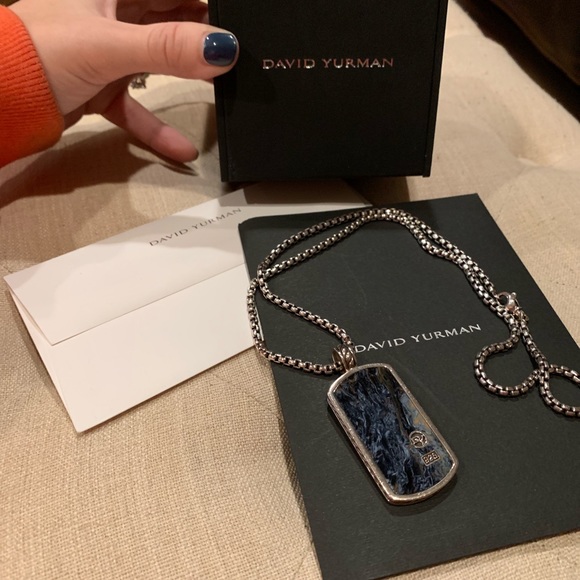 David Yurman Other - David Yurman Exotic Stone Tag w/ Pietersite